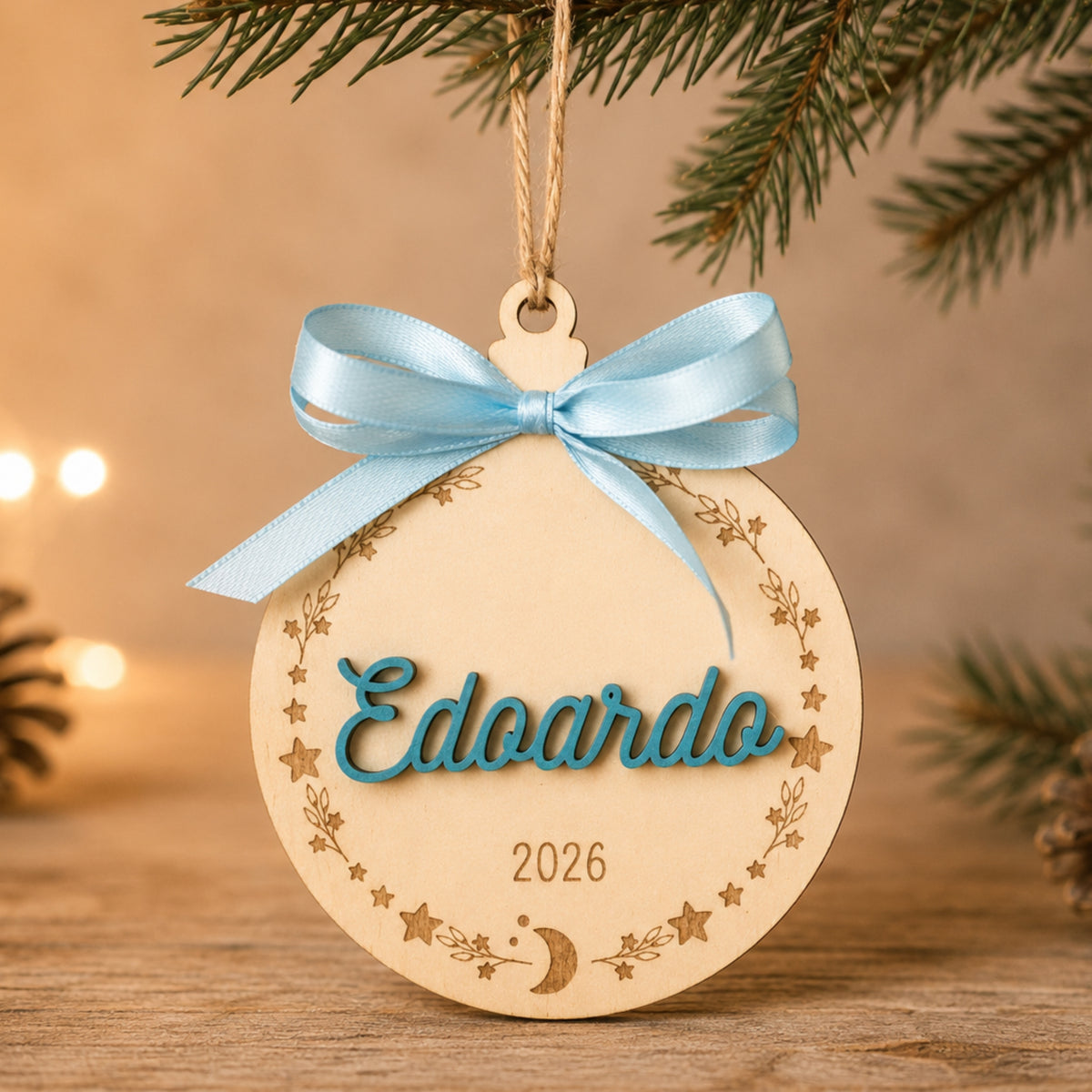 Pallina di Natale Personalizzata con Nome | La Prima Stella
