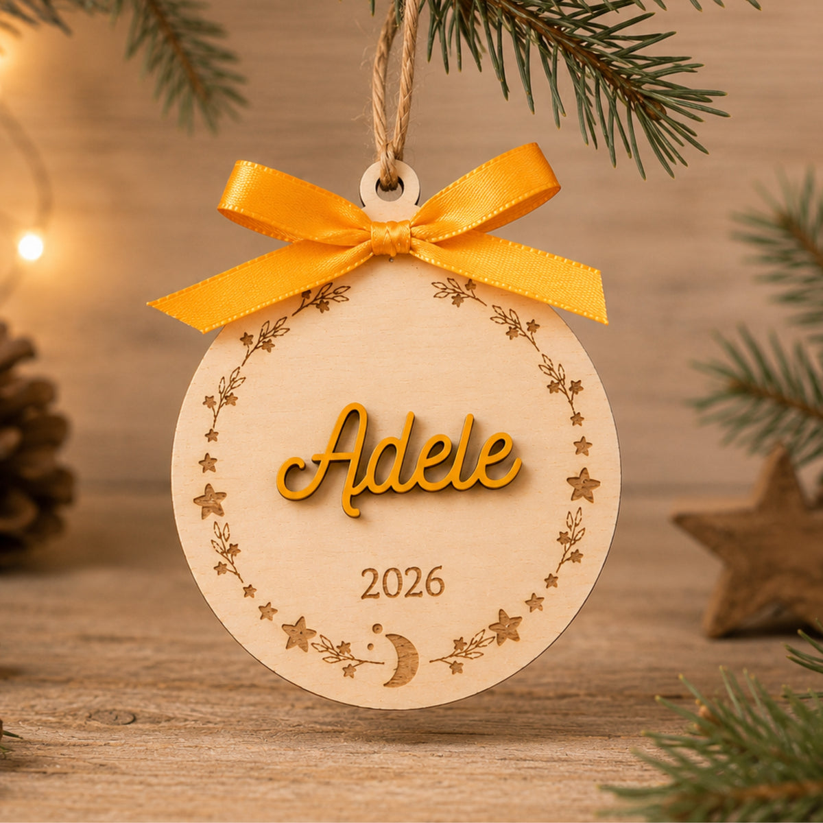 Pallina di Natale Personalizzata con Nome | La Prima Stella