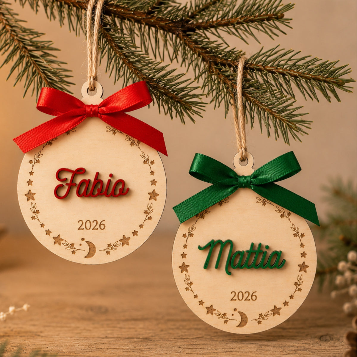 Pallina di Natale Personalizzata con Nome | La Prima Stella