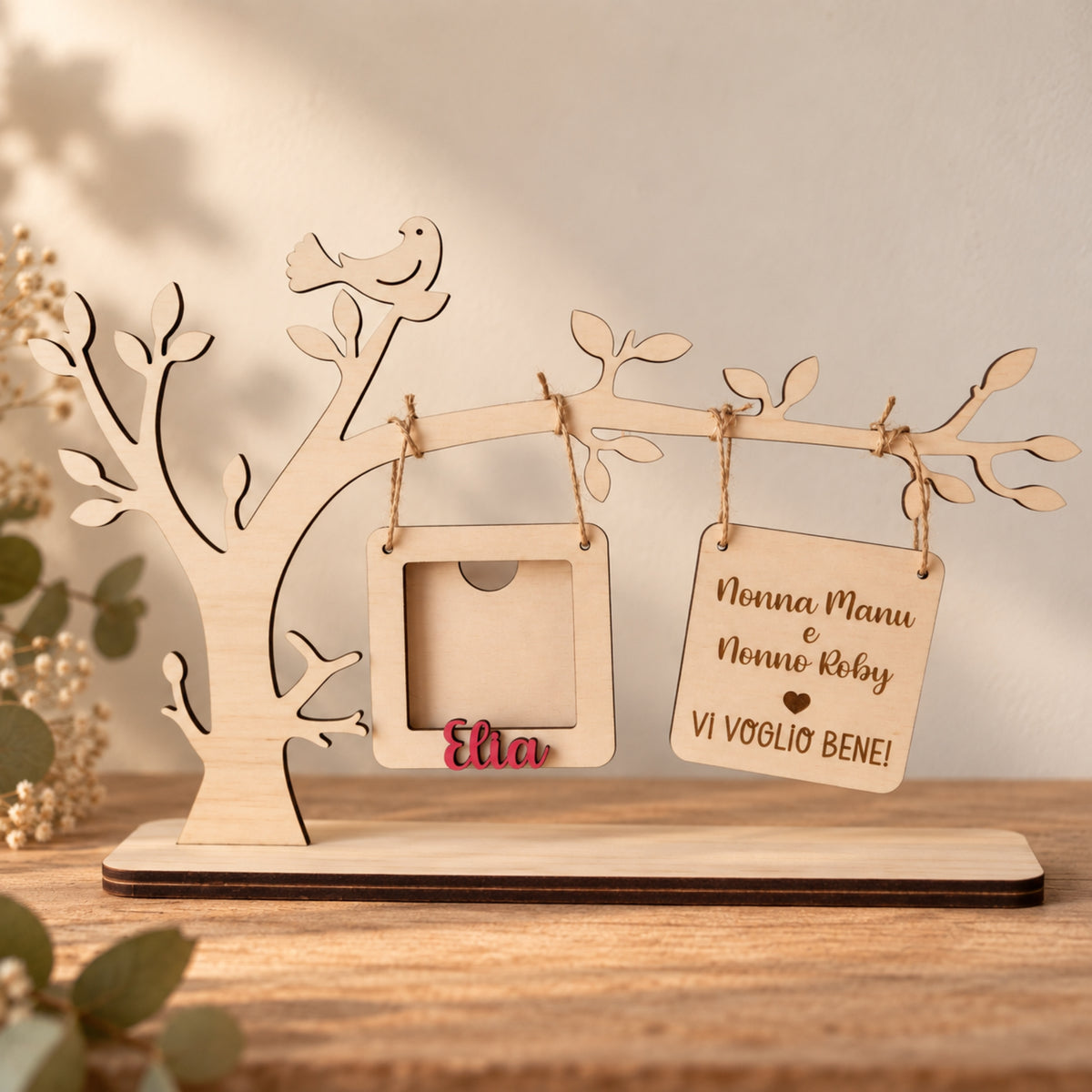 Albero Portafoto Personalizzato | Regalo Festa dei Nonni