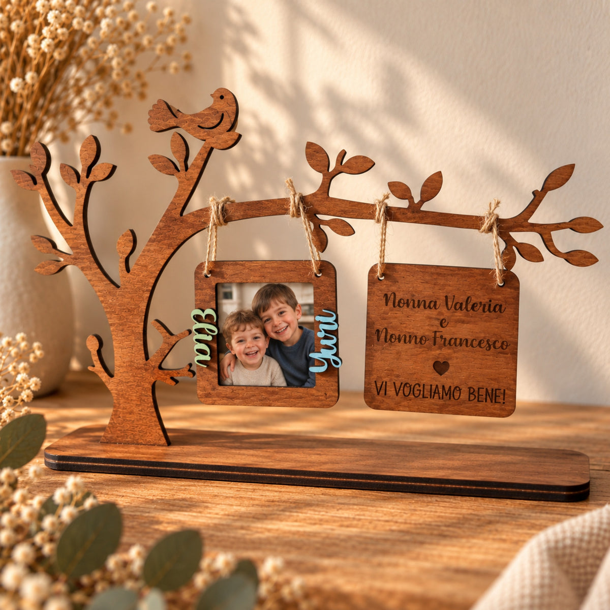 Albero Portafoto Personalizzato | Regalo Festa dei Nonni