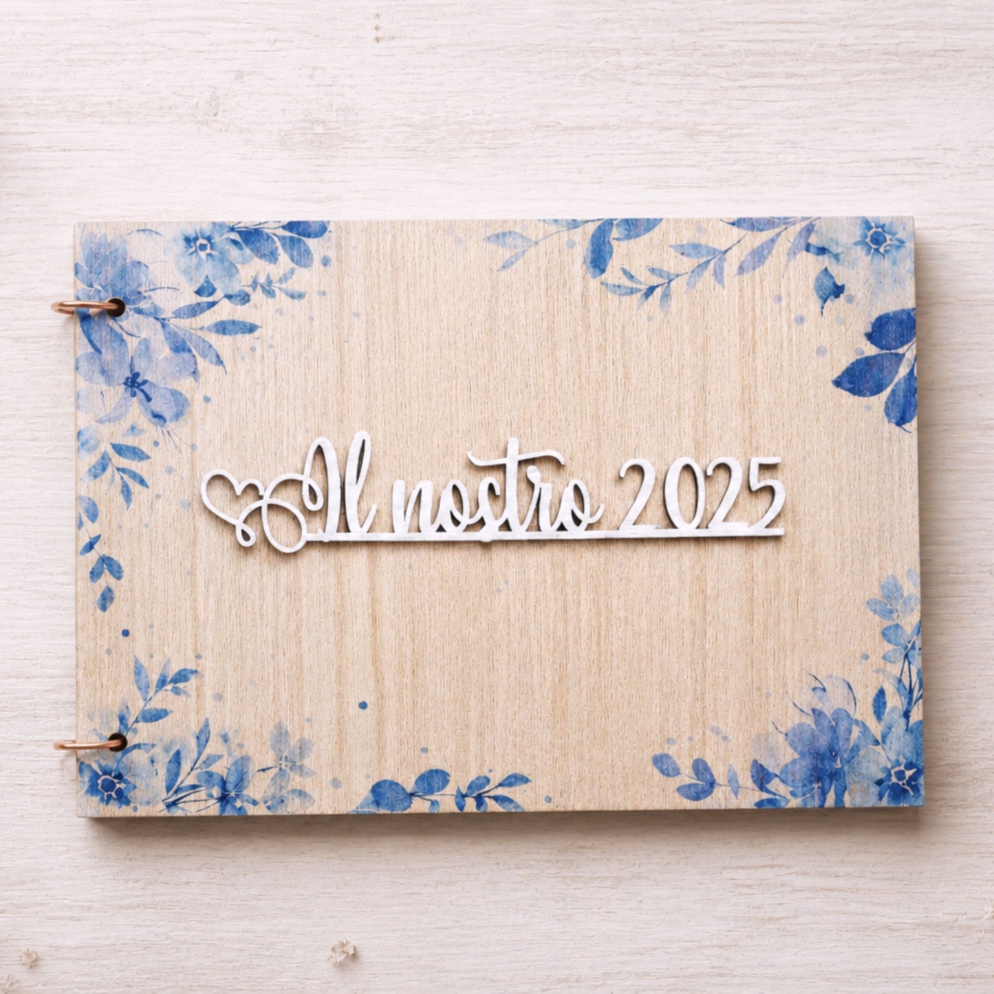 Album Fotografico Personalizzato in Legno – 24,5 x 17,5 cm