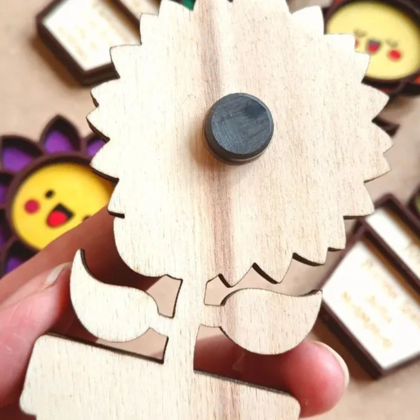 Calamite in Legno Fiorellini Personalizzati