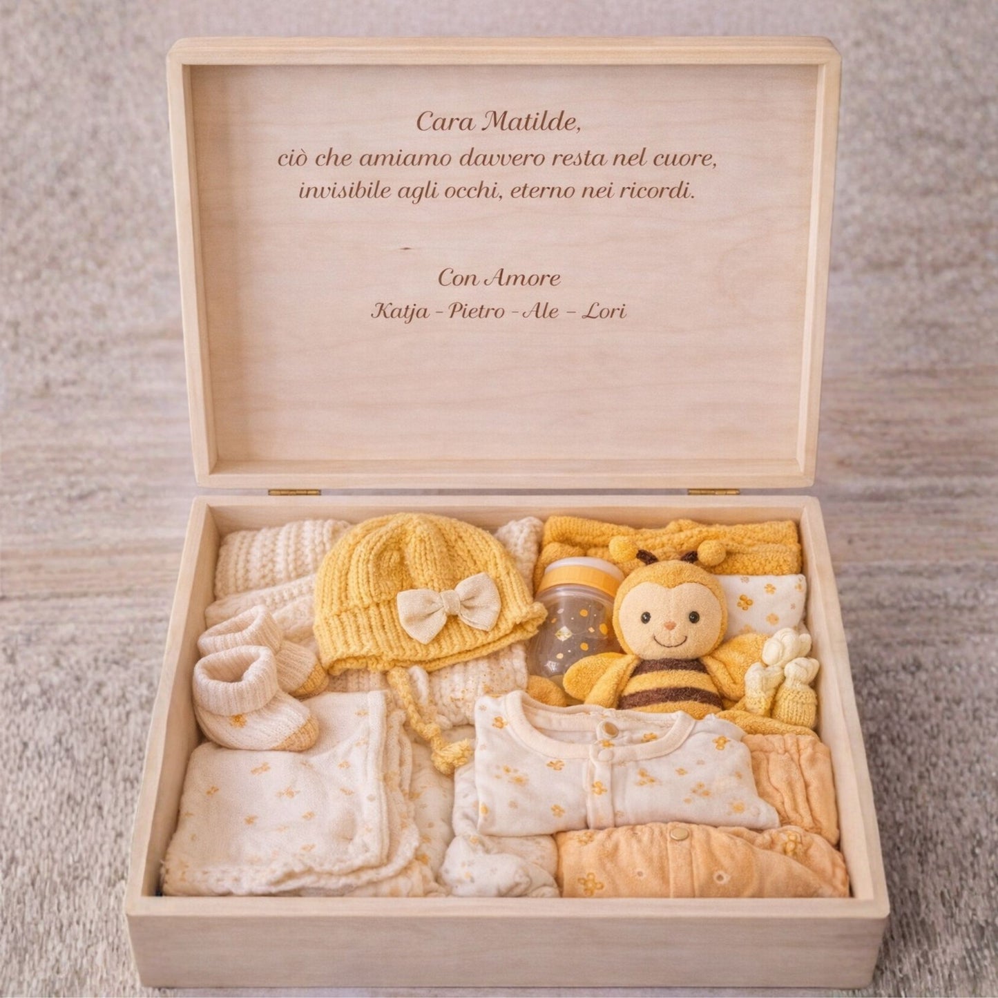 Scatola dei Ricordi Personalizzata in Legno